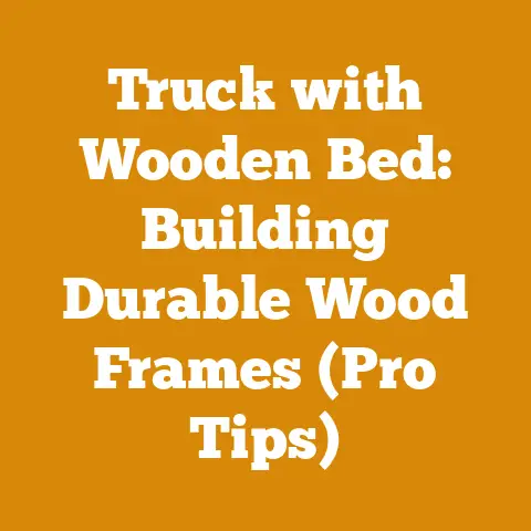 Truck with Wooden Bed: Building Durable Wood Frames (Pro Tips)
