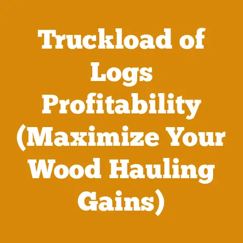 Truckload of Logs Profitability (Maximize Your Wood Hauling Gains)
