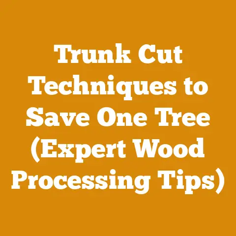 Trunk Cut Techniques to Save One Tree (Expert Wood Processing Tips)