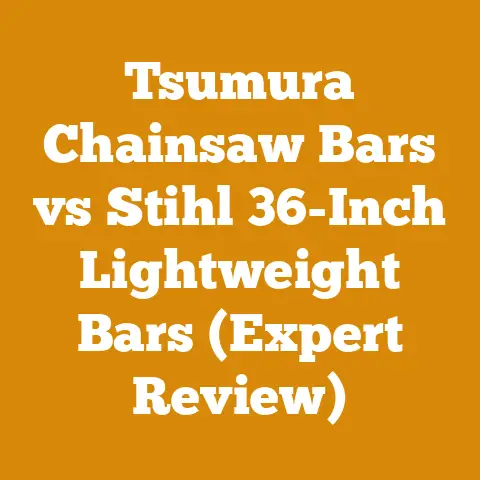 Tsumura Chainsaw Bars vs Stihl 36-Inch Lightweight Bars (Expert Review)