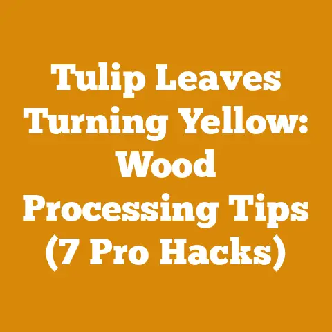 Tulip Leaves Turning Yellow: Wood Processing Tips (7 Pro Hacks)