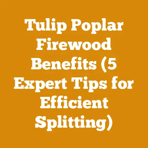 Tulip Poplar Firewood Benefits (5 Expert Tips for Efficient Splitting)