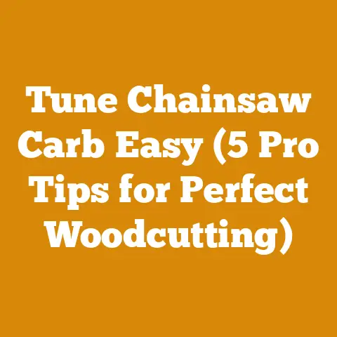 Tune Chainsaw Carb Easy (5 Pro Tips for Perfect Woodcutting)