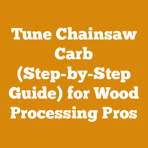Tune Chainsaw Carb (Step-by-Step Guide) for Wood Processing Pros