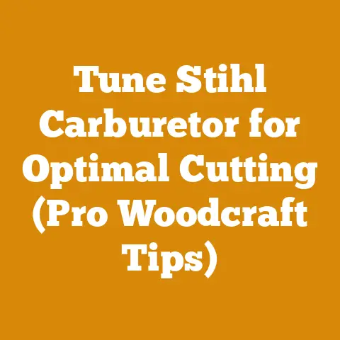 Tune Stihl Carburetor for Optimal Cutting (Pro Woodcraft Tips)