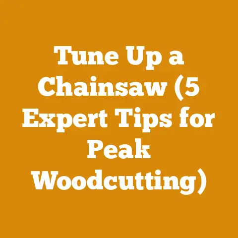 Tune Up a Chainsaw (5 Expert Tips for Peak Woodcutting)