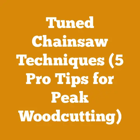Tuned Chainsaw Techniques (5 Pro Tips for Peak Woodcutting)