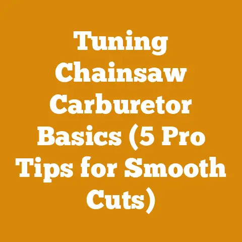 Tuning Chainsaw Carburetor Basics (5 Pro Tips for Smooth Cuts)