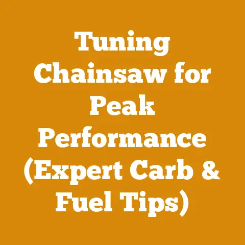 Tuning Chainsaw for Peak Performance (Expert Carb & Fuel Tips)