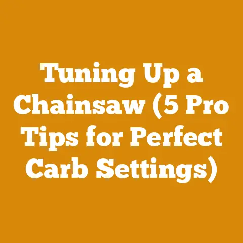 Tuning Up a Chainsaw (5 Pro Tips for Perfect Carb Settings)