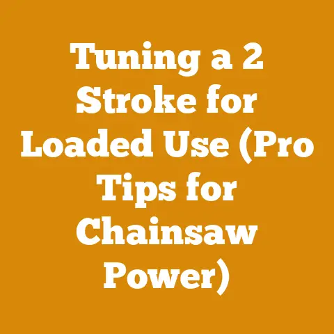 Tuning a 2 Stroke for Loaded Use (Pro Tips for Chainsaw Power)