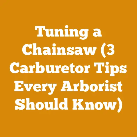 Tuning a Chainsaw (3 Carburetor Tips Every Arborist Should Know)
