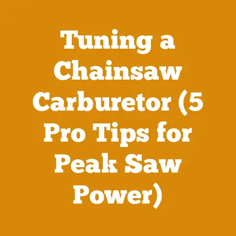 Tuning a Chainsaw Carburetor (5 Pro Tips for Peak Saw Power)