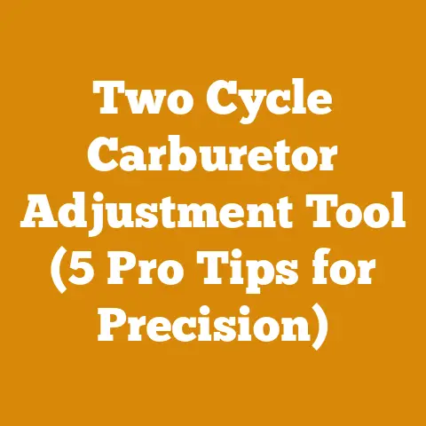 Two Cycle Carburetor Adjustment Tool (5 Pro Tips for Precision)