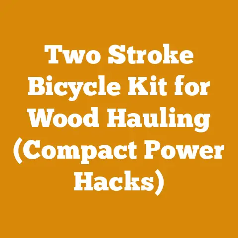 Two Stroke Bicycle Kit for Wood Hauling (Compact Power Hacks)