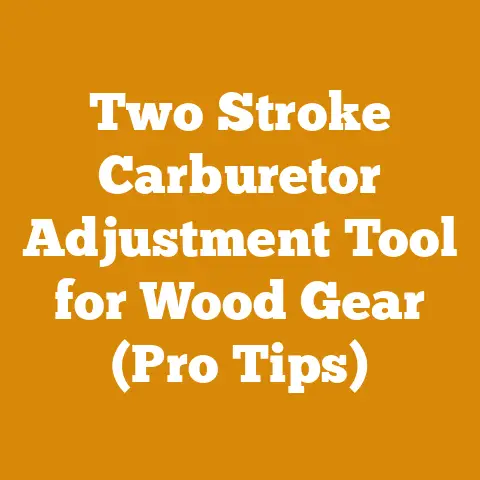 Two Stroke Carburetor Adjustment Tool for Wood Gear (Pro Tips)