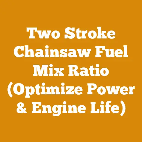 Two Stroke Chainsaw Fuel Mix Ratio (Optimize Power & Engine Life)