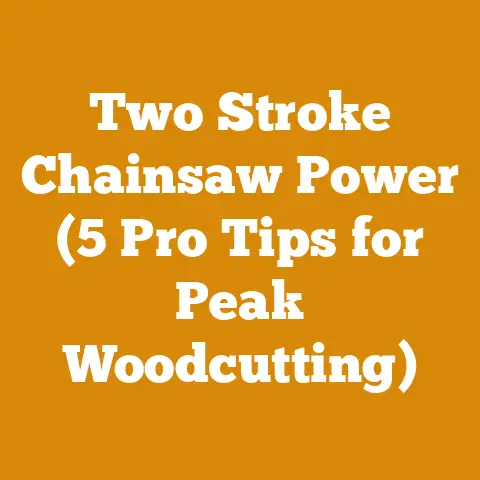 Two Stroke Chainsaw Power (5 Pro Tips for Peak Woodcutting)