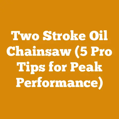 Two Stroke Oil Chainsaw (5 Pro Tips for Peak Performance)