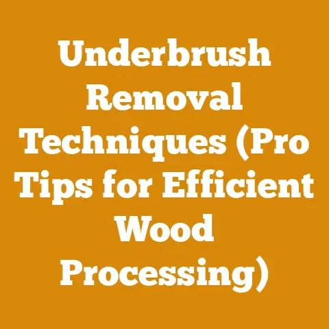 Underbrush Removal Techniques (Pro Tips for Efficient Wood Processing)