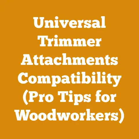Universal Trimmer Attachments Compatibility (Pro Tips for Woodworkers)