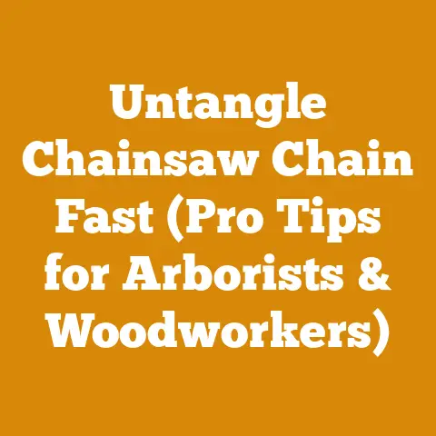 Untangle Chainsaw Chain Fast (Pro Tips for Arborists & Woodworkers)