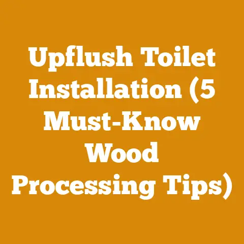 Upflush Toilet Installation (5 Must-Know Wood Processing Tips)