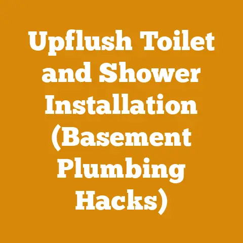 Upflush Toilet and Shower Installation (Basement Plumbing Hacks)