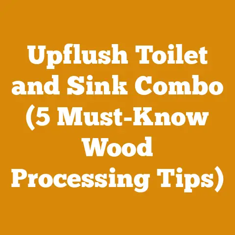 Upflush Toilet and Sink Combo (5 Must-Know Wood Processing Tips)