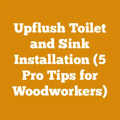 Upflush Toilet and Sink Installation (5 Pro Tips for Woodworkers)