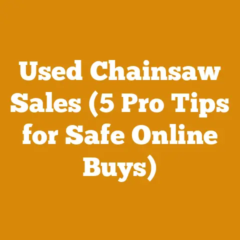 Used Chainsaw Sales (5 Pro Tips for Safe Online Buys)