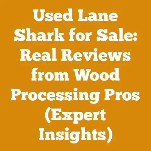 Used Lane Shark for Sale: Real Reviews from Wood Processing Pros (Expert Insights)