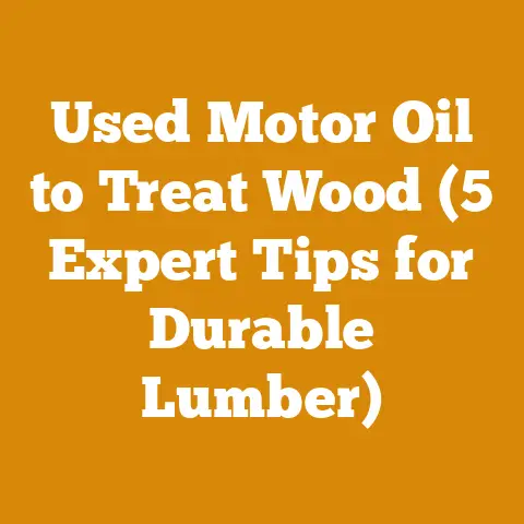 Used Motor Oil to Treat Wood (5 Expert Tips for Durable Lumber)