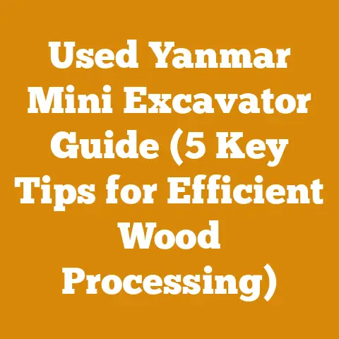 Used Yanmar Mini Excavator Guide (5 Key Tips for Efficient Wood Processing)
