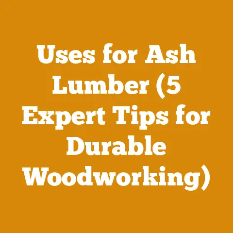 Uses for Ash Lumber (5 Expert Tips for Durable Woodworking)