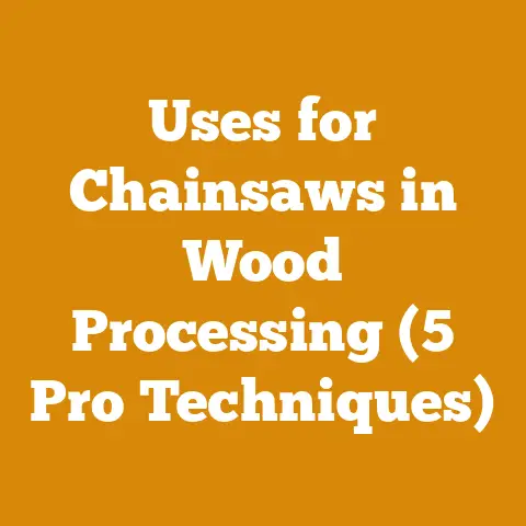 Uses for Chainsaws in Wood Processing (5 Pro Techniques)