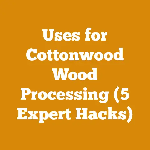 Uses for Cottonwood Wood Processing (5 Expert Hacks)