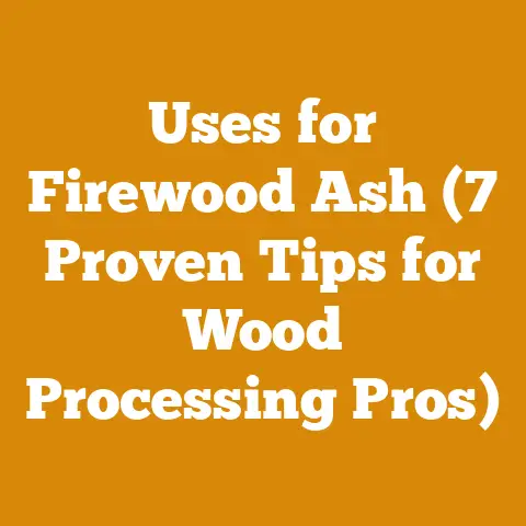 Uses for Firewood Ash (7 Proven Tips for Wood Processing Pros)