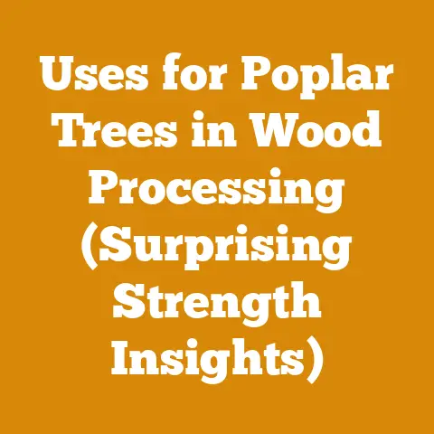 Uses for Poplar Trees in Wood Processing (Surprising Strength Insights)