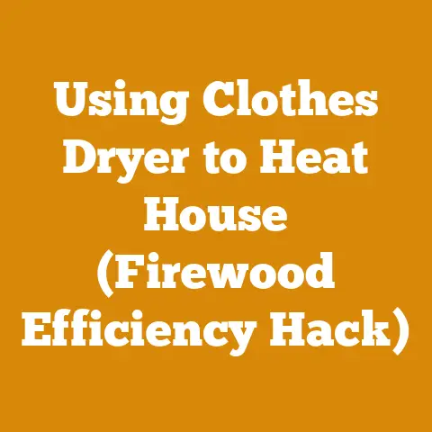 Using Clothes Dryer to Heat House (Firewood Efficiency Hack)