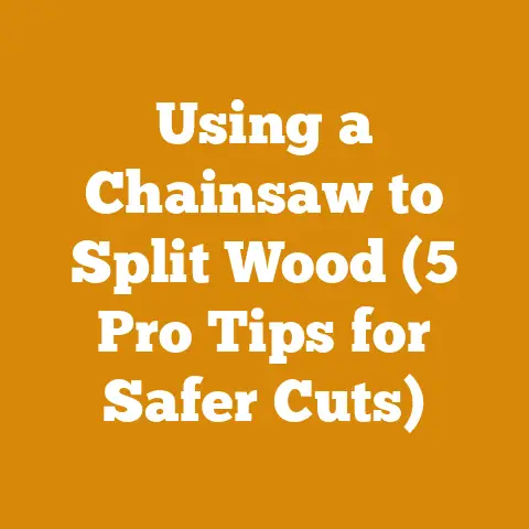 Using a Chainsaw to Split Wood (5 Pro Tips for Safer Cuts)