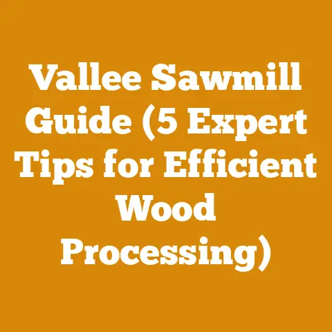 Vallee Sawmill Guide (5 Expert Tips for Efficient Wood Processing)