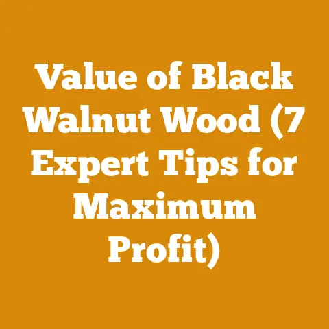 Value of Black Walnut Wood (7 Expert Tips for Maximum Profit)