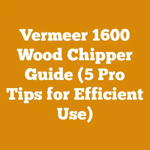 Vermeer 1600 Wood Chipper Guide (5 Pro Tips for Efficient Use)
