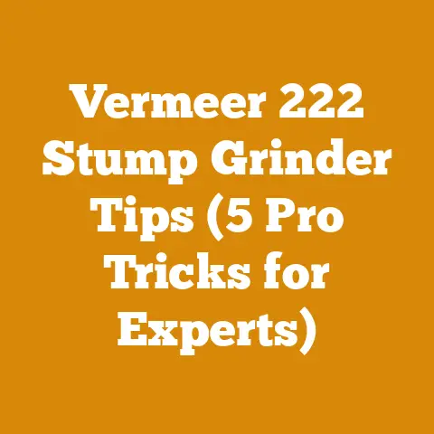 Vermeer 222 Stump Grinder Tips (5 Pro Tricks for Experts)