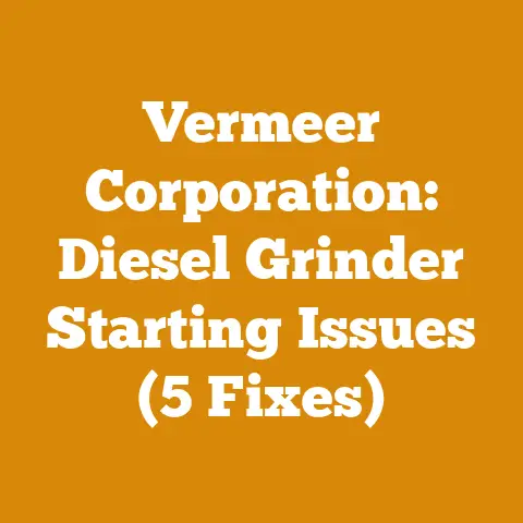 Vermeer Corporation: Diesel Grinder Starting Issues (5 Fixes)