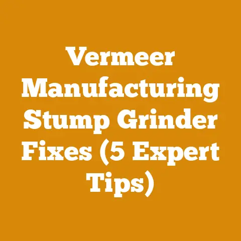 Vermeer Manufacturing Stump Grinder Fixes (5 Expert Tips)