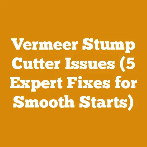 Vermeer Stump Cutter Issues (5 Expert Fixes for Smooth Starts)
