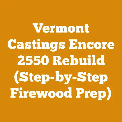 Vermont Castings Encore 2550 Rebuild (Step-by-Step Firewood Prep)