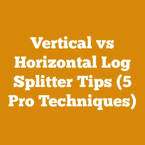 Vertical vs Horizontal Log Splitter Tips (5 Pro Techniques)